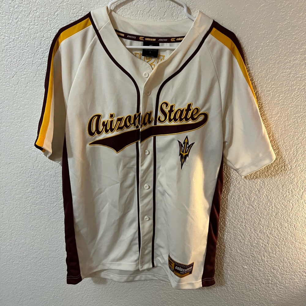 Arizona State Women's Jersey - White and Brown